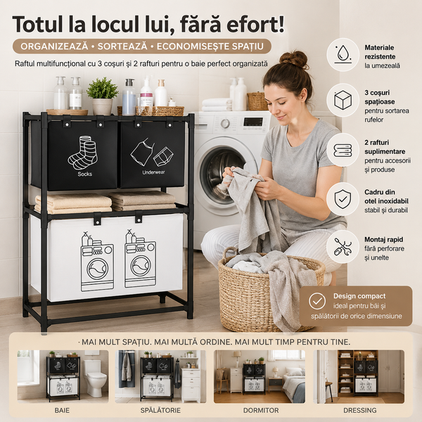 Dulap Depozitare Rufe Dual