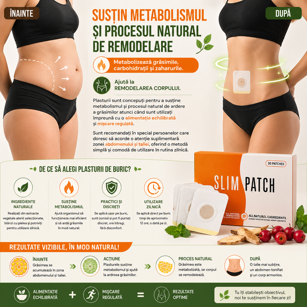 Patch Slim pentru Zona Abdominală