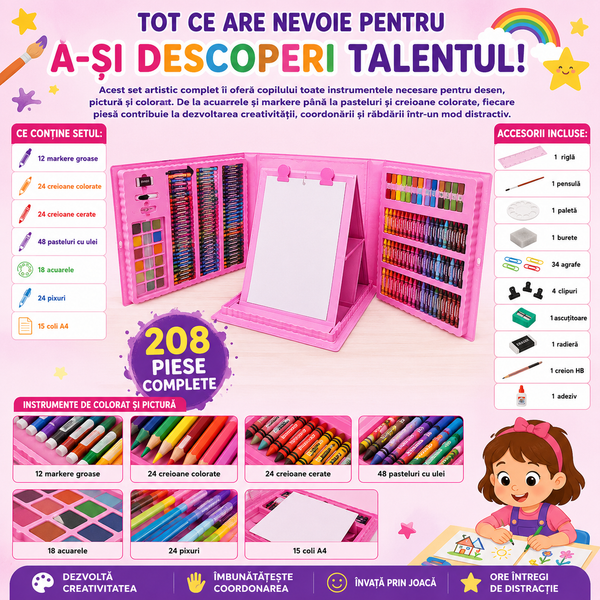 Set Art Valiză Mare Junior