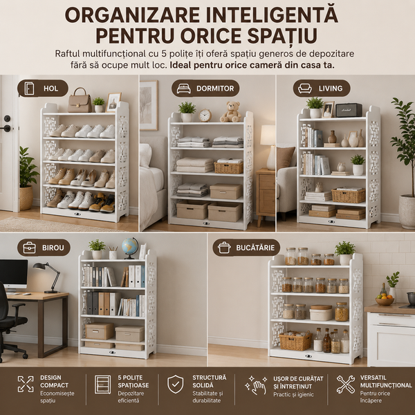 Raft Multifuncțional Smart pentru Casă